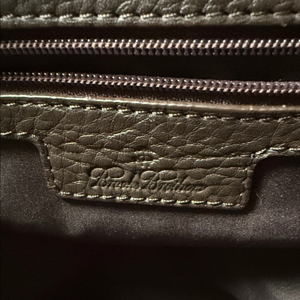 Brooks Brothers Dark Brown Satchel - Picture 4 of 10